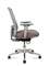 Кресло офисное Норден / Вектор / Vector  / серный пластик / серая ткань / серая сетка