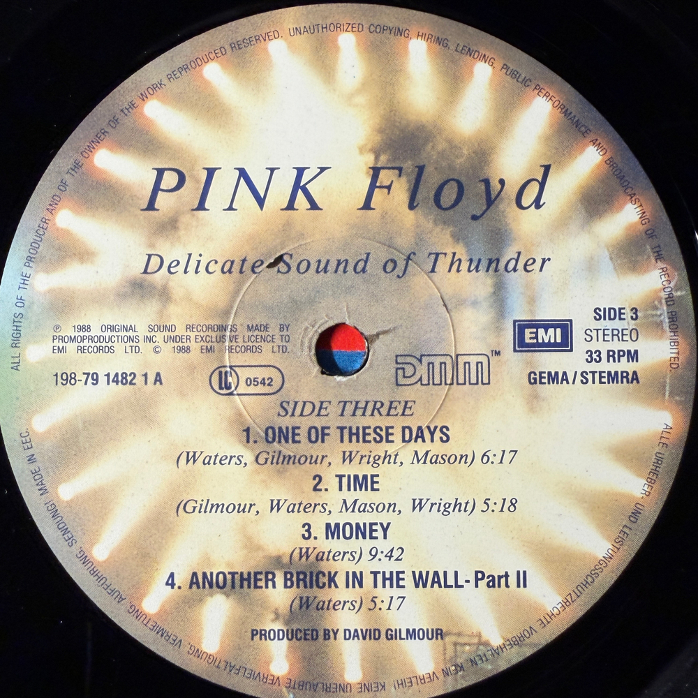 Pink Floyd - Delicate Sound Of Thunder 2LP (Европа 1988г.)