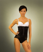 Трусики-корсет на косточках (Размер: L) (Цвет: черный)