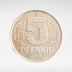 Germany, 5 Pfennigs, 1968, (Berlin Mint - "A"), VF