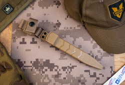 Ножны Vector из полипропилена с подвесом и стяжками, Песок