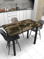 Обеденный стол "Мрамор Королевский" 100х60 см