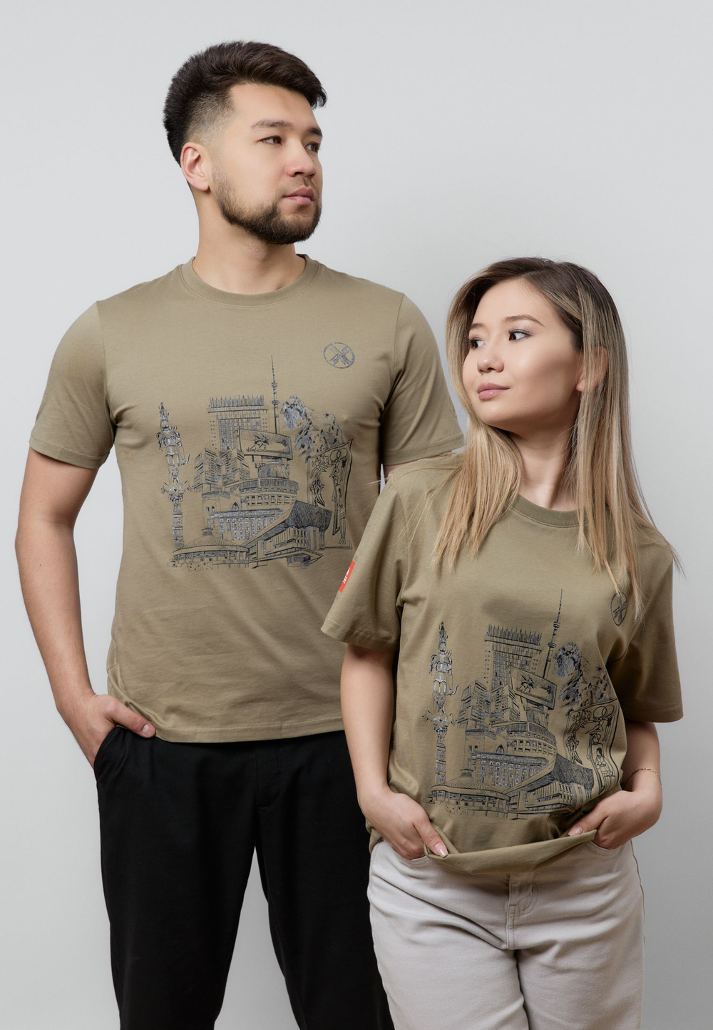 Футболка ALMATY MS LIGHT KHAKI