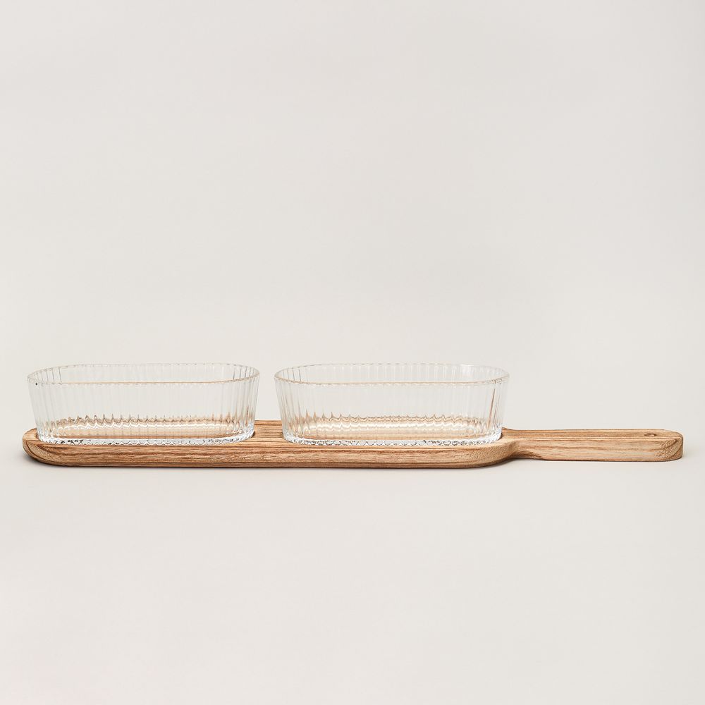 МЕНАЖНИЦА 2-Х СЕКЦИОННАЯ НА ДЕРЕВЯННОЙ ПОДСТАВКЕ400 МЛ