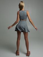 Юбка-шорты теннисная Paddel Tennis Game Gray