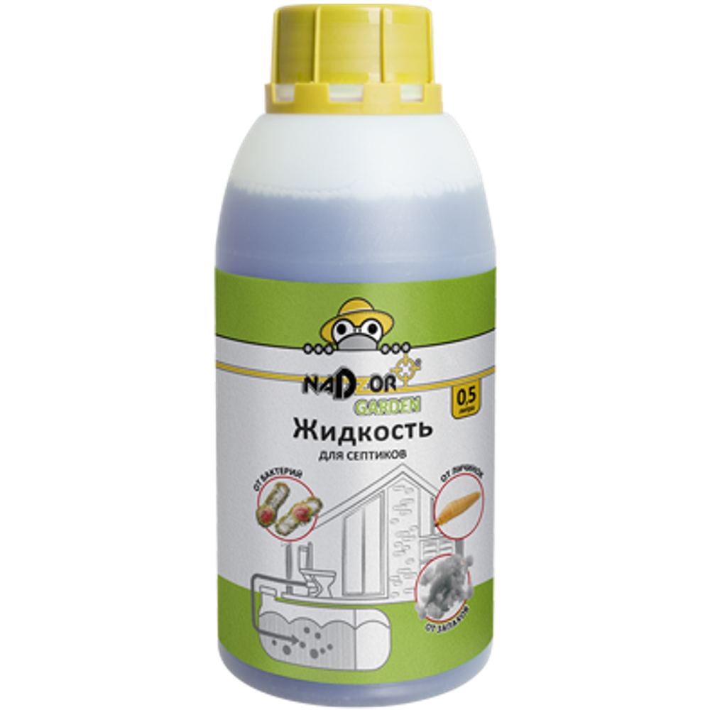 Жидкий концентрат для септиков, 0.5 л, Nadzor Garden, 27476