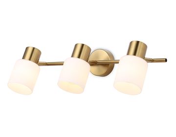 Настенно-потолочный спот 3*Е27 TR3972/3 BS/FR латунь/белый матовый Traditional Ambrella