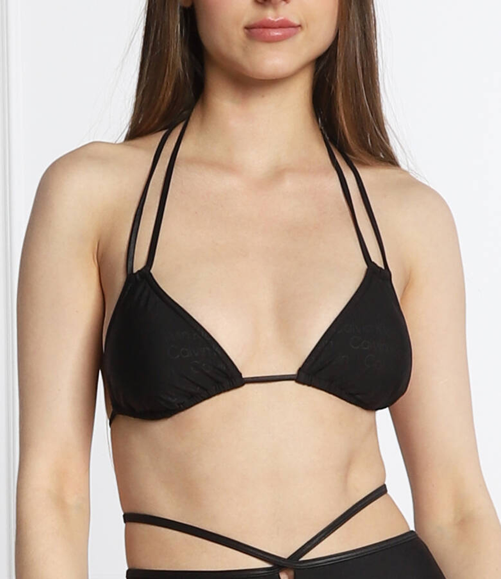 Топ бикини Calvin Klein Swimwear - черный(KW0KW01896)