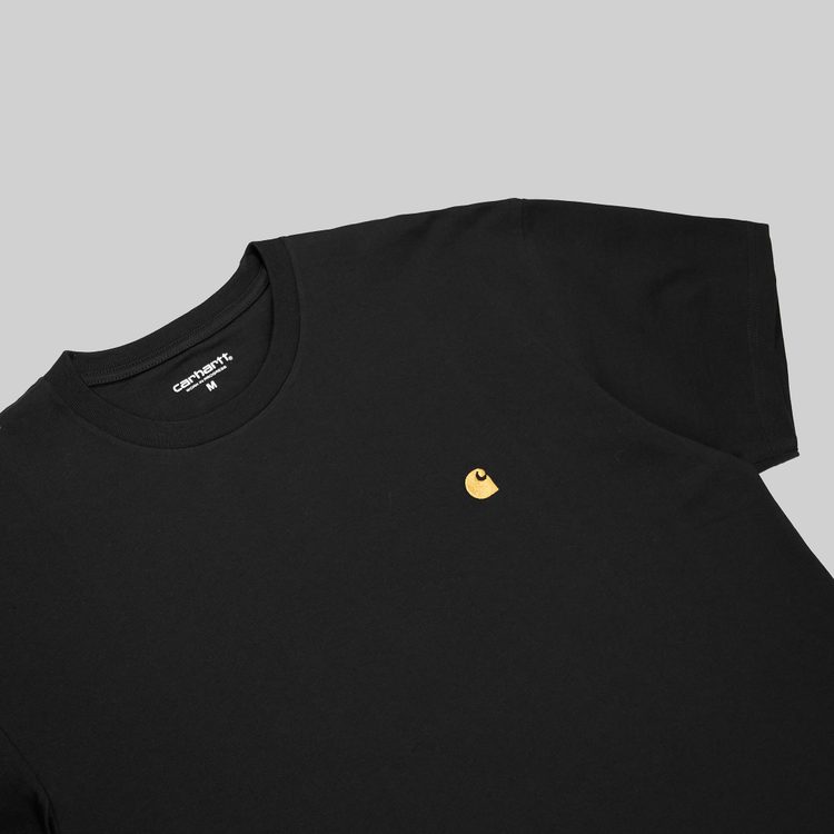 Футболка мужская Carhartt WIP Chase артикул:I026391_black - купить в магазине Дайс