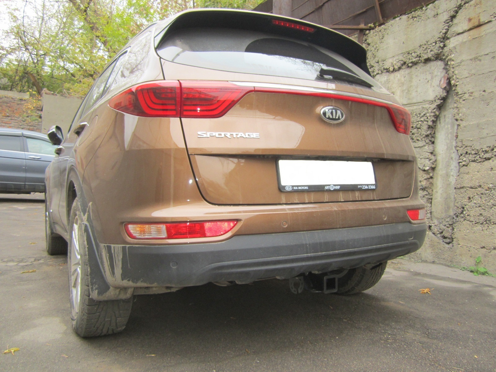 Фаркоп с элект. Smart, на Kia Sportage FA 0994-E (с 2016 по 2018 г.в.) (паспорт и сертификат в комплекте) Бизон