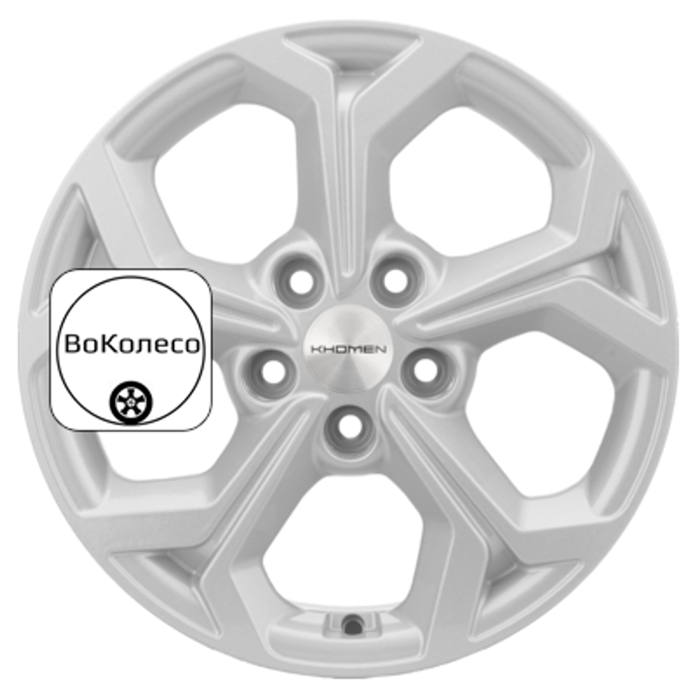 6,5x16/5x114,3 ET50 D66,1 KHW1606 (Renault/Nissan) F-Silver Khomen Wheels