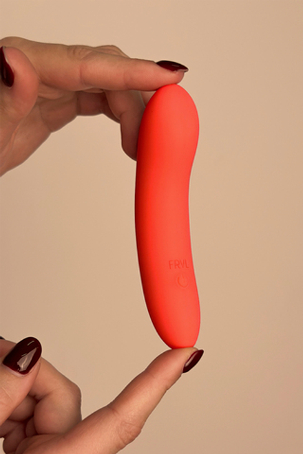 Мини вибратор Atom из премиального жидкого сликона