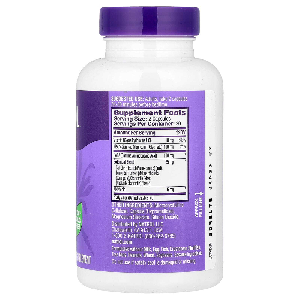 Natrol, Sleep & Restore, 60 капсул