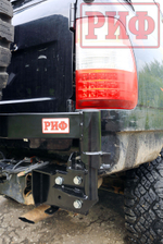Калитка с фаркопом в штатный задний бампер Toyota Land Cruiser 105 РИФ