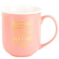 Кружка фарфоровая "Everything" v=380мл. (3вида) (min12) (транспортная упаковка)