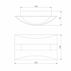 Накладной светильник Eurosvet Sanford 40144/1 LED белый