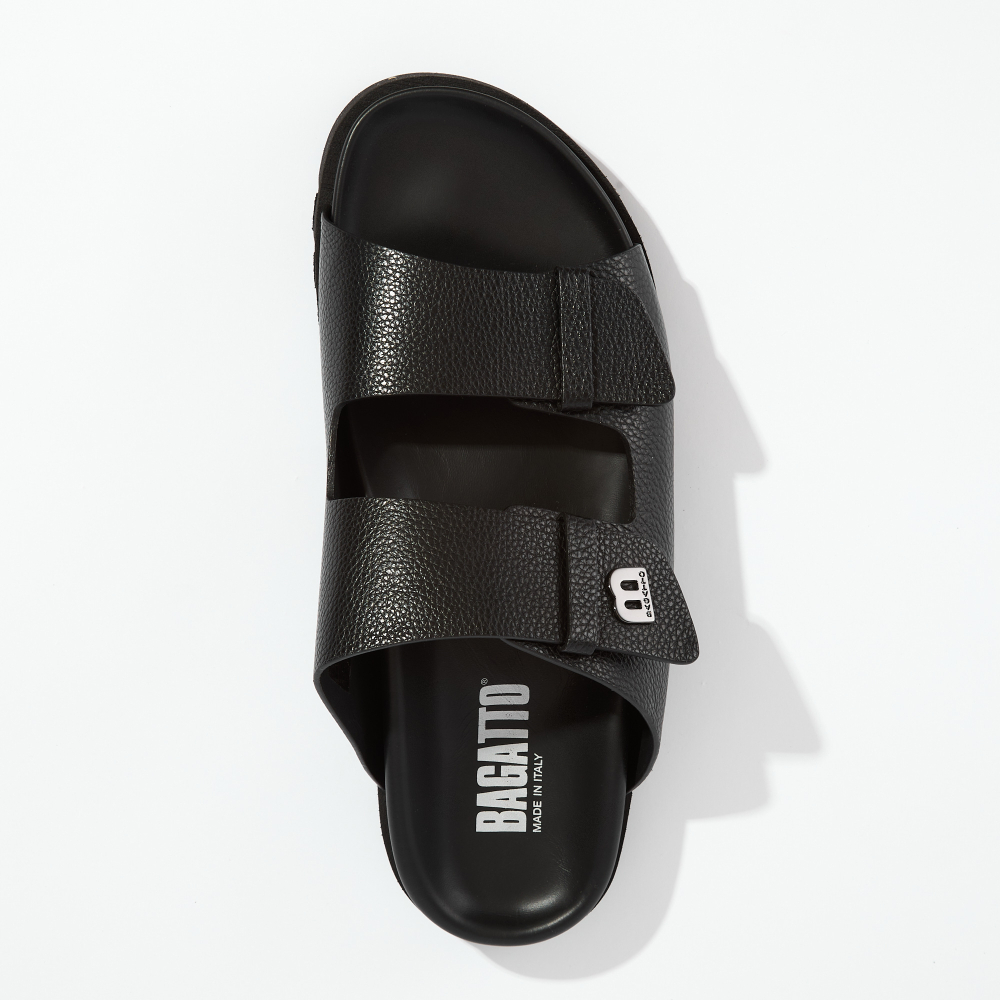 Кожаные шлепанцы Bagatto 3297 черный