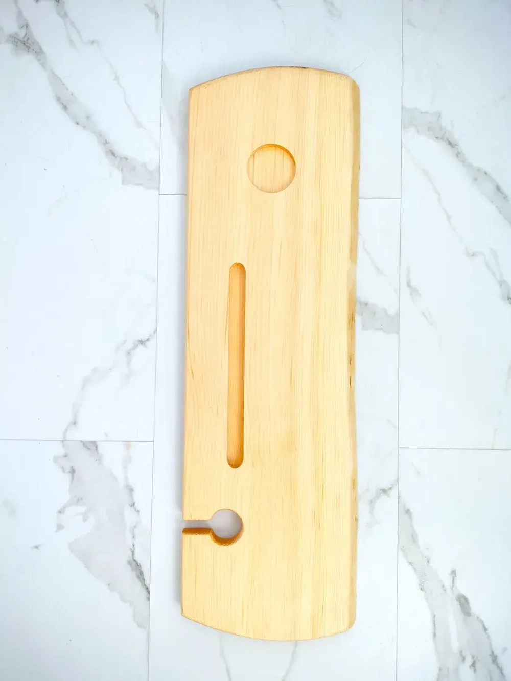 Полка столик (подставка) для ванной из 100% цельного кедра