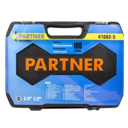 Набор инструмента 108пр.1/4''&amp;1/2''(6-гран)(4-32мм) Partner PA-41082-5