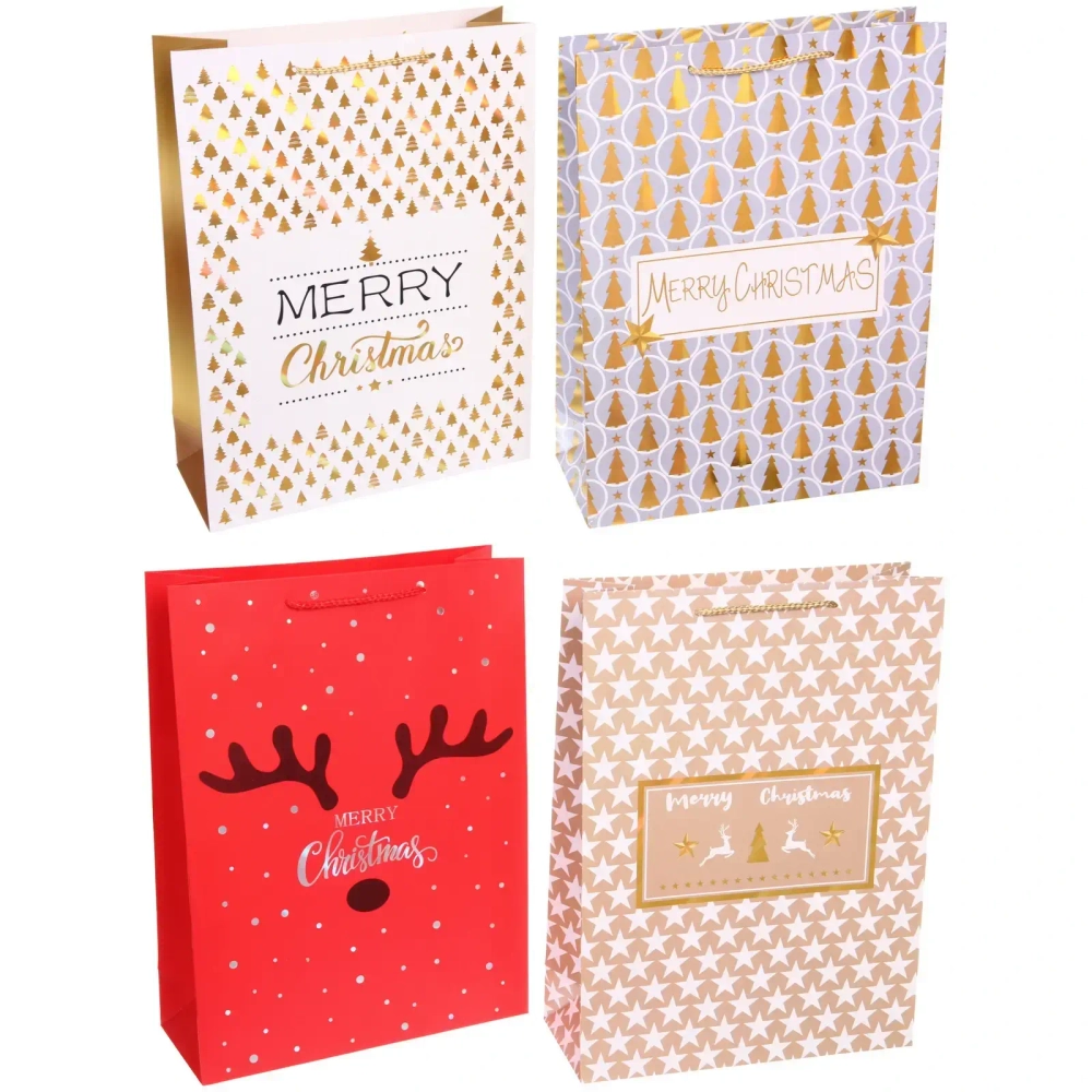 Пакет подарочный «Волшебный Новый год» 31*42*12 см, микс