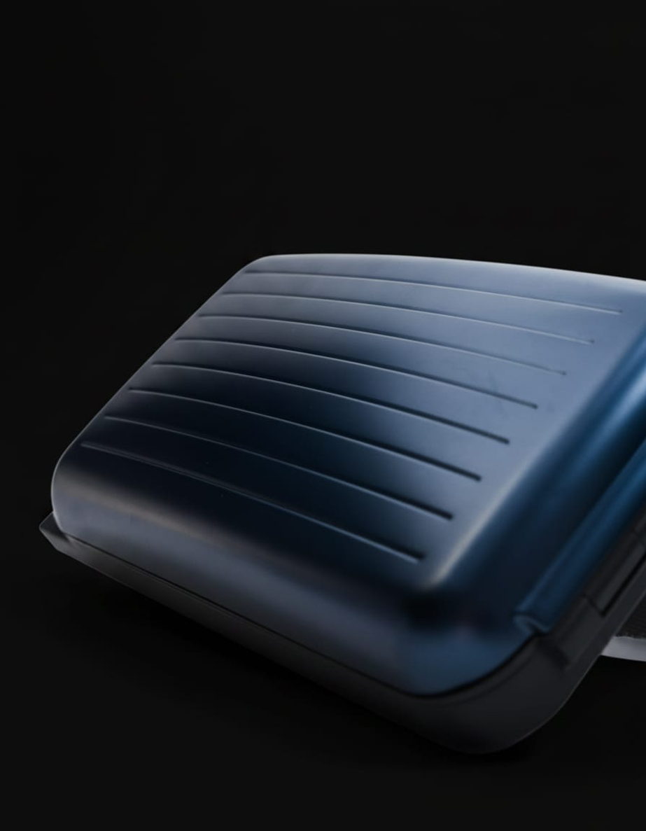 Сумка - слинг алюминиевая синяя