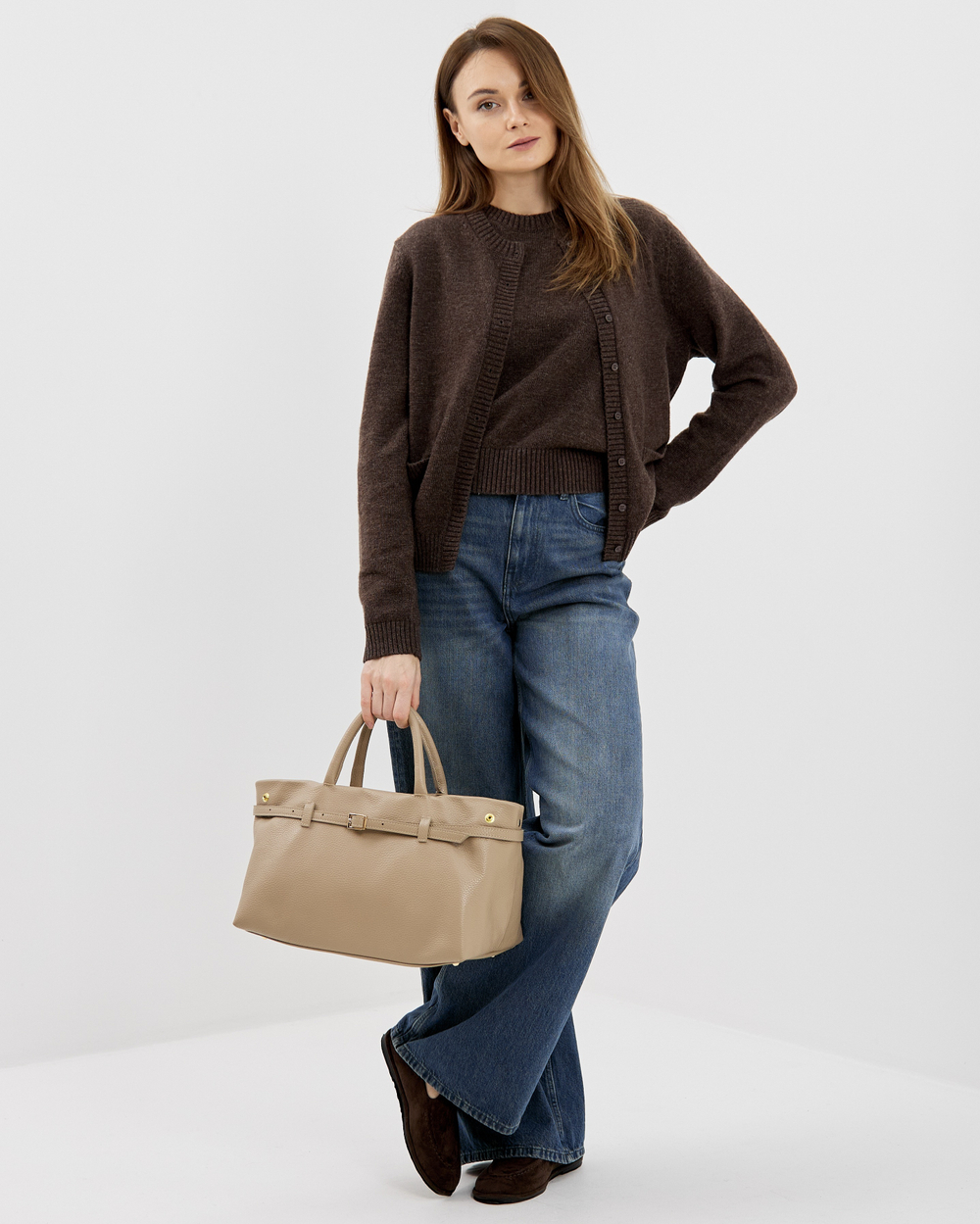 Сумка 646 03 тауп светлый