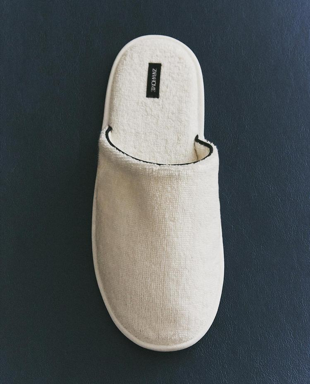 ZARA HOME ДОМАШНИЕ ТАПОЧКИ, БЕЛЫЙ