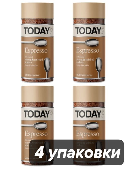 Кофе растворимый Today Espresso 95 г x 4 шт