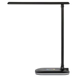 Настольный светильник ЭРА NLED-502-11W-BK светодиодный с RGB ночником черный | Светодиодные настольные лампы