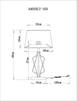 Декоративная настольная лампа Arte Lamp