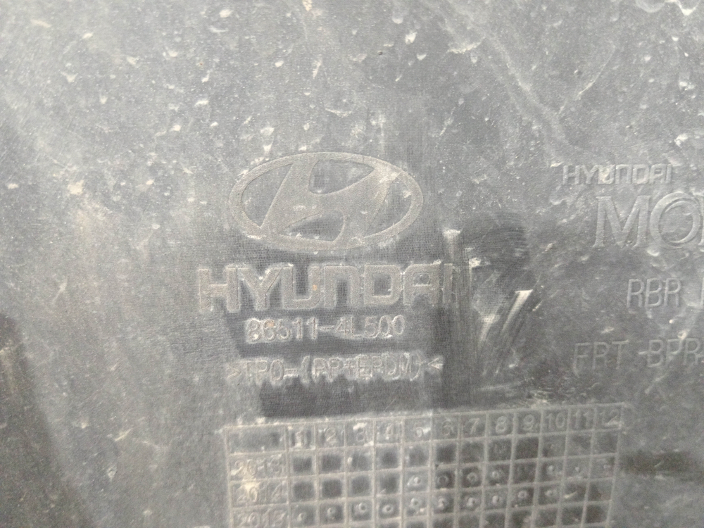 Бампер передний в сборе Hyundai Solaris 1 (RB) 14-17 Б/У Оригинал 865114L500