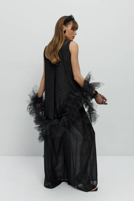 БОА ЛИУР ЧЕРНЫЙ С БЛЕСТКАМИ