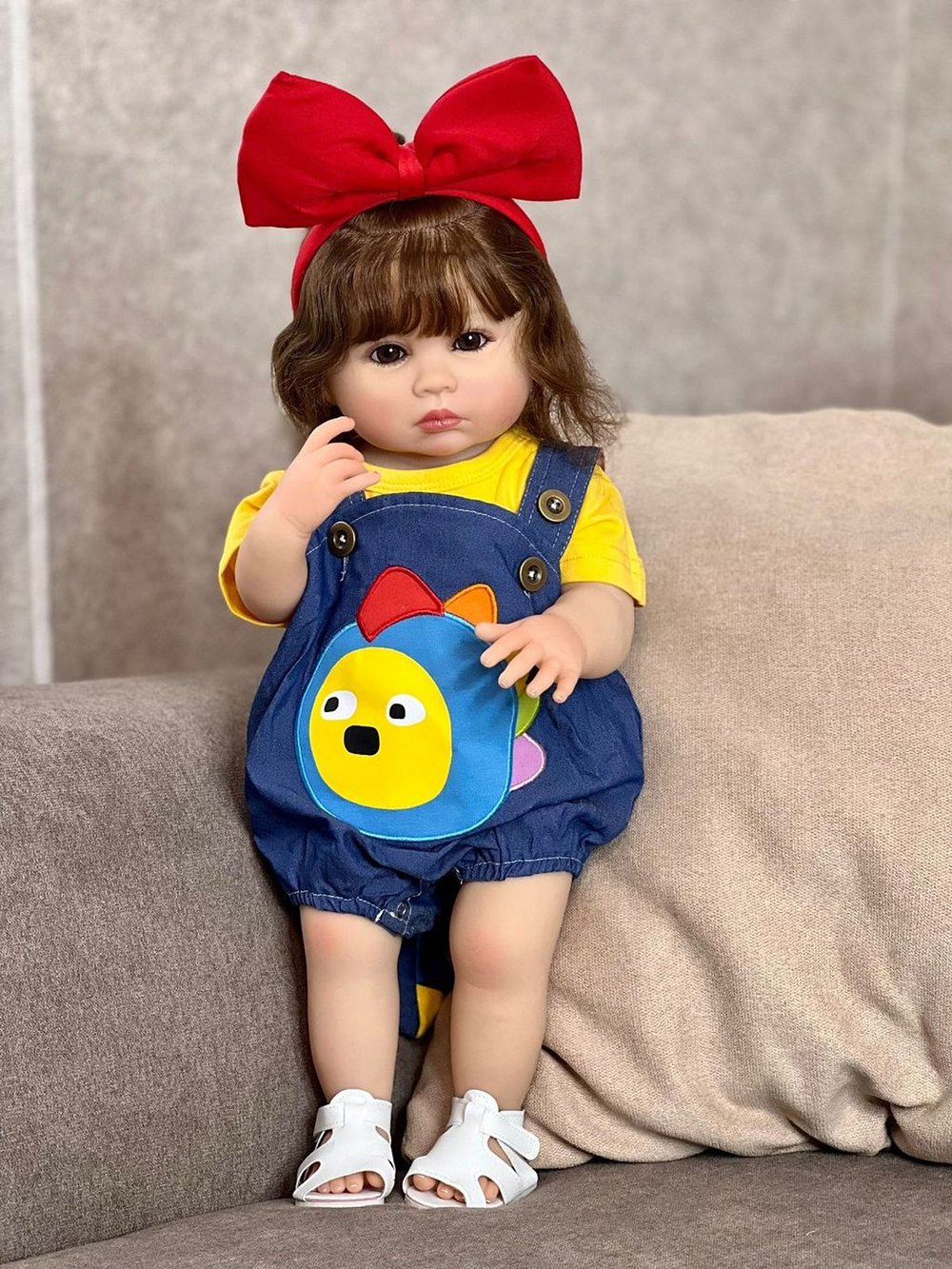 Кукла Реборн виниловая 55см в пакете (FA-313)