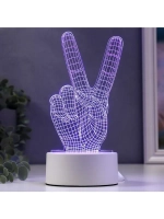 Светильник «Победа» LED RGB от сети 9.5×10×19 см RISALUX