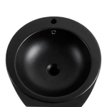 Раковина напольная Azario COMELLA 490х490х840 отдельностоящая круглая, черный матовый (AZ-311MB)