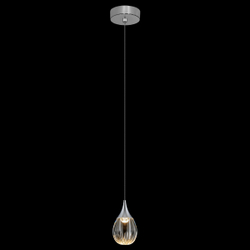 Подвесной светильник MD24001004-1A chrome/clear