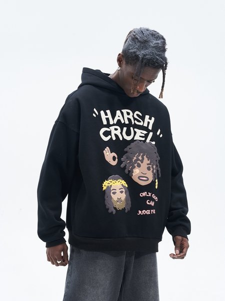 Худи HARSHandCRUEL "Only God" Oversized Hoodie