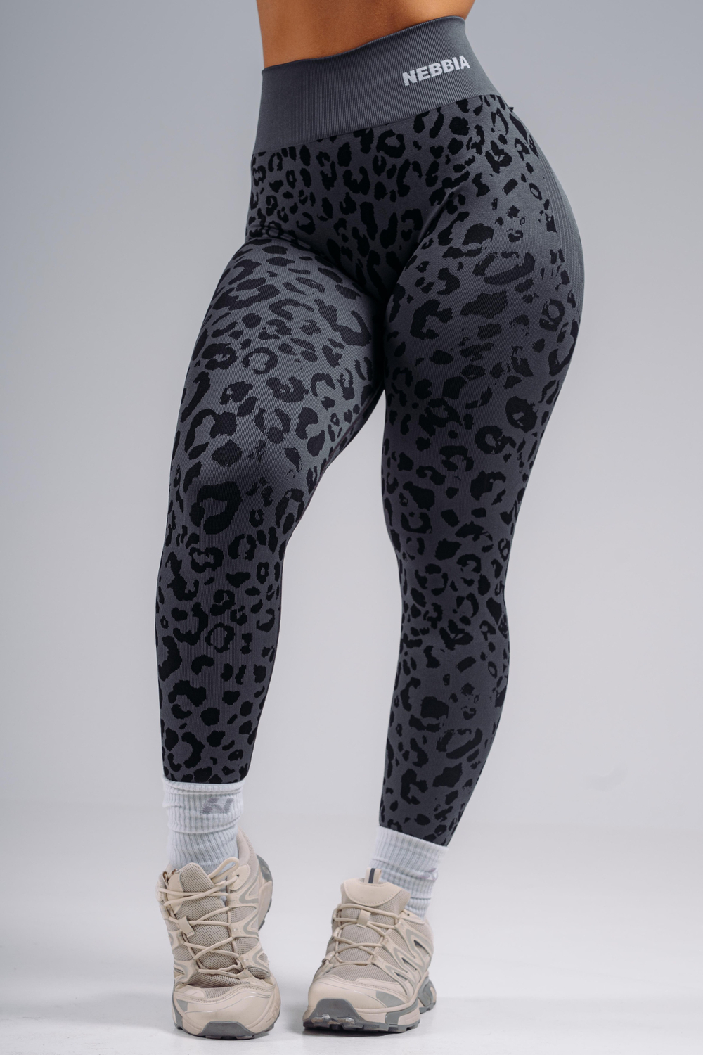 Леггинсы Push-Up Compression Leopard Leggings PRIMAL 849 Черные
