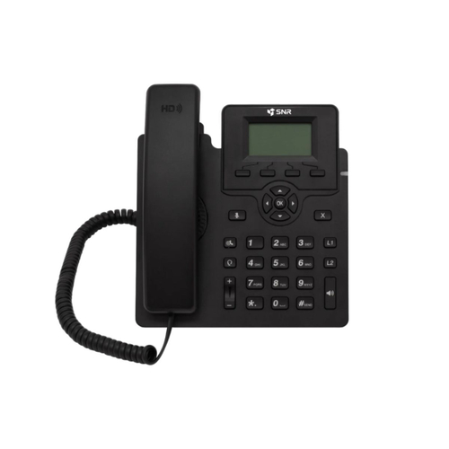 IP-телефон SNR-VP-72-P, 2 SIP-аккаунта, PoE,
без БП