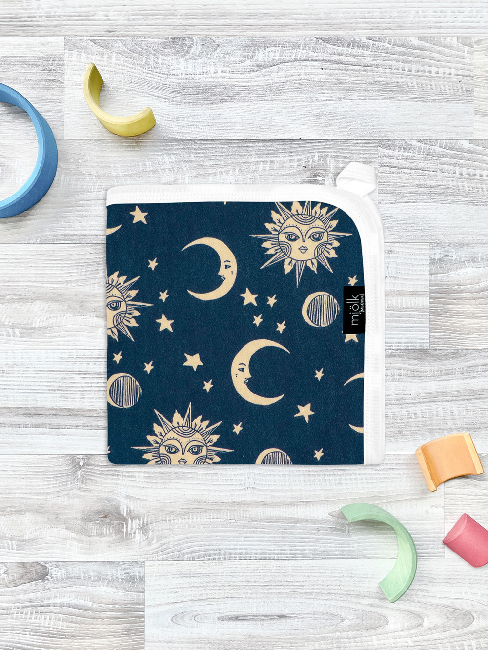 Двусторонний плед Mjölk Солнце и Луна NEW