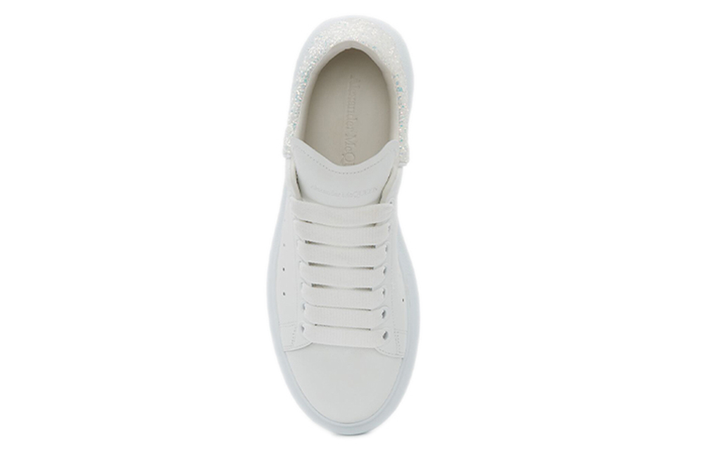 Alexander McQueen Alexander McQueen comfortable wear-resistant fashion sneakers women's cloud white