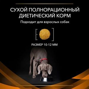 Сухой корм для собак Pro Plan Veterinary Diets Obesity Management при ожирении