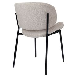 Стул Embrace, букле, серо-бежевый