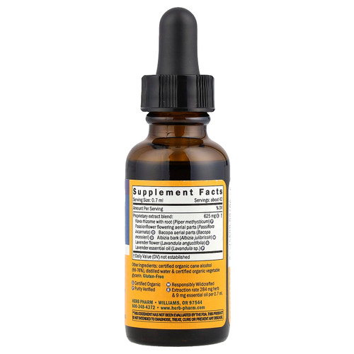 Herb Pharm, Anxiety Soother™, со вкусом лаванды, 30 мл (1 жидк. унция)