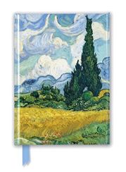 Bloknot \ Блокнот \ Notebook Vincent van Gogh: Wheat Field with Cypresses (Foiled Blank Journal)
