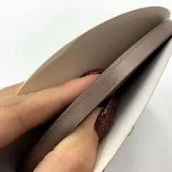 Атласная лента 6 мм, кофе