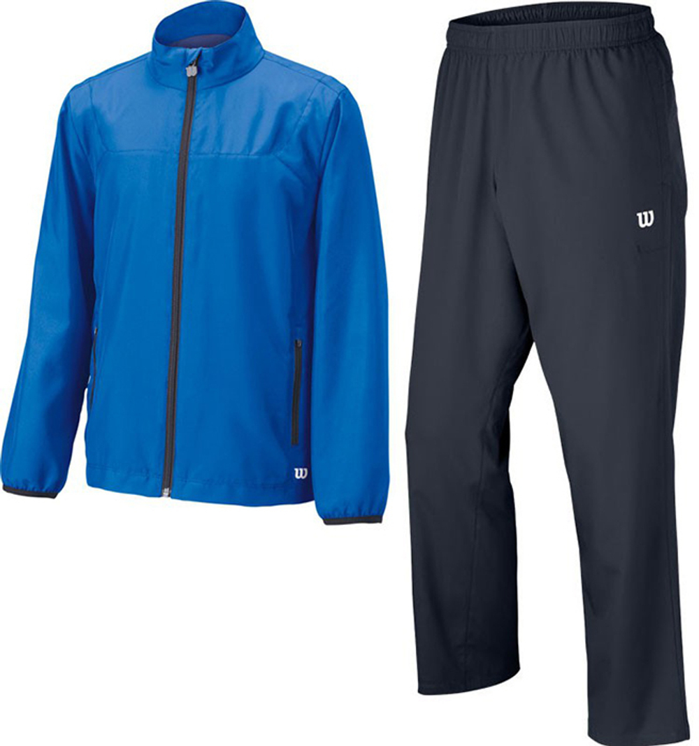 Детский теннисный костюм Wilson Youth Team Woven Warmup - Blue