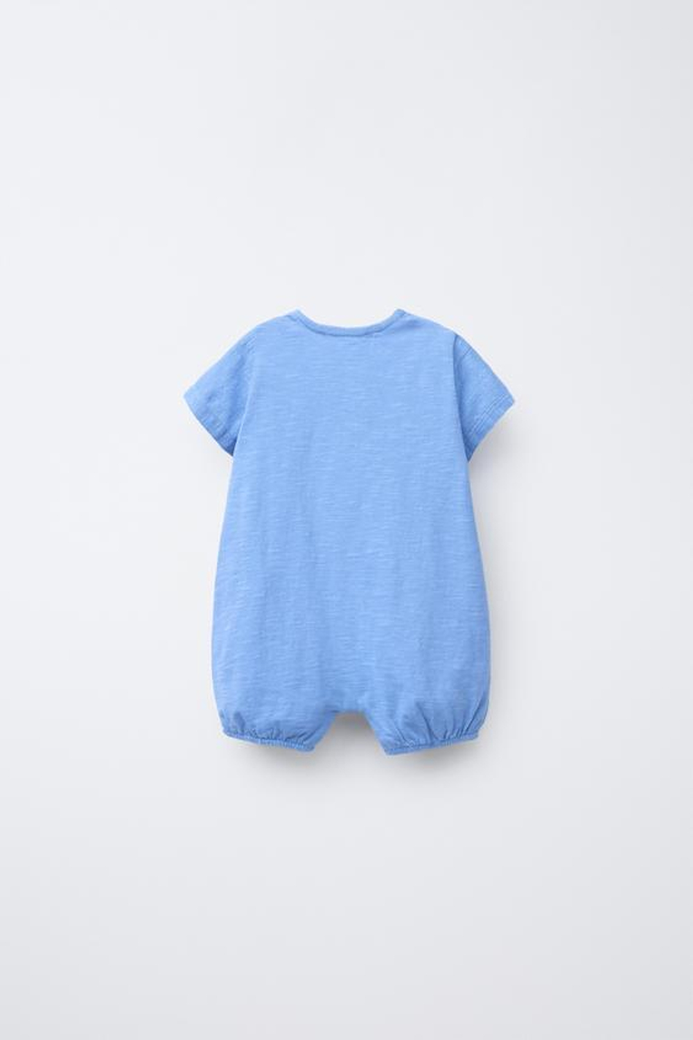 ZARA КОМБИНЕЗОН С РЕЛЬЕФНЫМ УЗОРОМ, ЯРКО-СИНИЙ