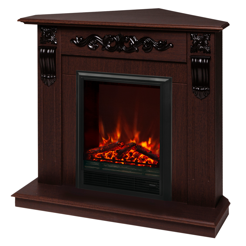 Каминокомплект Real Flame Dominica Corner DN с очагом Eugene (угловой)