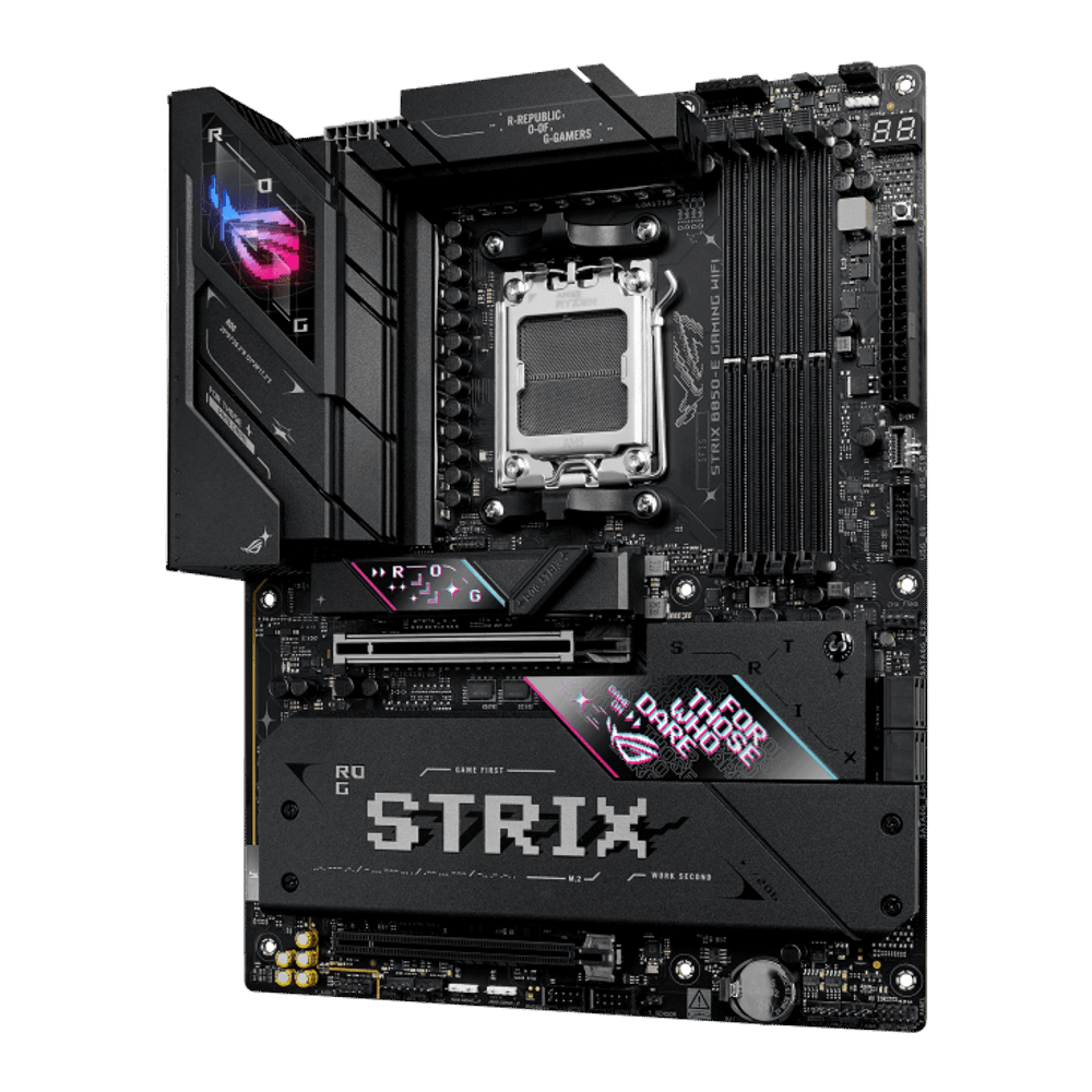 Материнская плата ASUS ROG STRIX B850-E GAMING WIFI AM5 4xDDR5 4xSATA 5xM.2 HDMI DP ATX